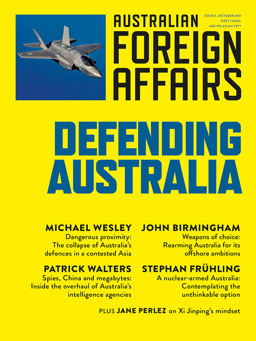 Title details for Defending Australia by Jonathan Pearlman - Wait list